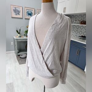 Athleta  Light beige Wrap Sweater